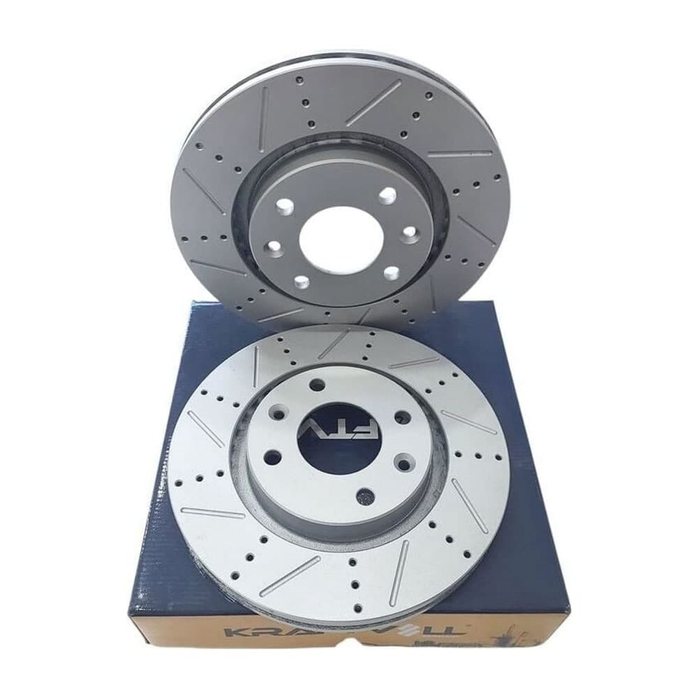 ATE PowerDisc Delikli-Kanallı Ön Disk Seti